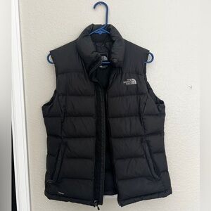 The North Face Black Puffer Vest Women’s size medium